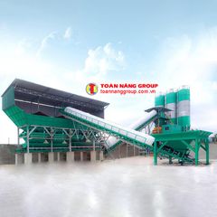 Trạm trộn bê tông 150m3/h - Cối trộn Sicoma 5250/3500