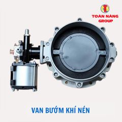 Van bướm điều khiển khí nén đường kính từ 100 đến 300 (cánh đen) - Van xả nước, xả xi măng cho trạm trộn